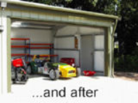 Car maintenance buildings in Clwyd