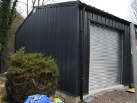 Steel buildings with timber cladding in County Fermanagh