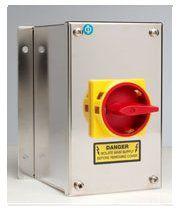 Main & Main&#47;Emergency&#45;Off Switch Flush Mounted Stainless Steel Enclosure