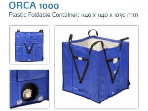 ORCA 1000 Plastic Foldable Container
