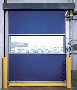 Rapid Roll Door System Colour Vision Panels Supplier 