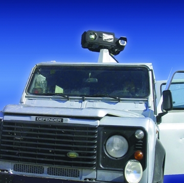 Vehicle mounted camera for difficult terrain