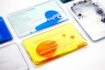 Liquid Filled Business Cards