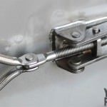 Stainless steel door latch