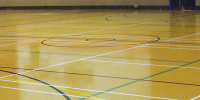 Sports Hall Floor Refurbishment in Worcestershire 