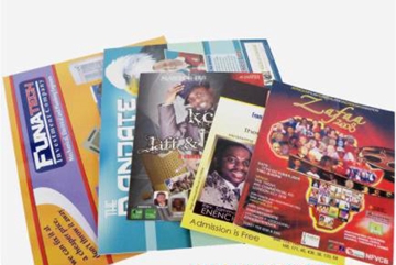 Double Sided Printed Leaflets, Posters and Flyers