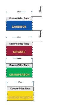Worshop Facilitator ribbons for conferences and events