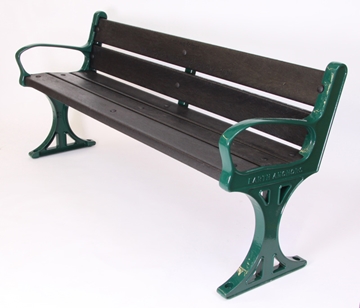 Evergreen Cast Iron Bench Seat