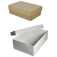 Cardboard and Corrugated Shoe Boxes