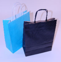 Carrier Bags With Twisted Handles - Coloured Paper