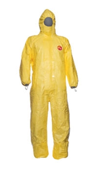TYCHEM C HOODED COVERALL WITH SOCKS