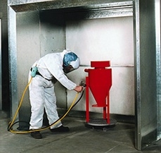 Modular Open Fronted Spray Paint Booth