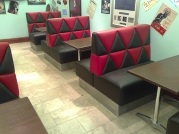 Modern Fixed Booth Seating