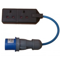 16A TO 2 GANG 13A POWER ADAPTER