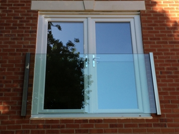 Frameless Glass Juliet Balconies