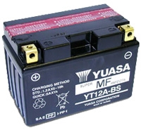 Yuasa YT12A-BS (Combi Pack) 12V 10.5Ah Yuasa MF VRLA Battery