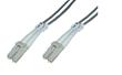 LC-LC Duplex Multimode 62.5/125 OM1 Fibre Patch/Lead Grey 10m