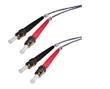 ST-ST Duplex Multimode 62.5/125 OM1 Fibre Patch/Lead Grey 5m