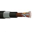 5 Pair 0.5mm External  Armoured CW1128 / CW1198 Direct Burial Telephone Cable Black 100m