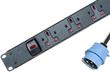 8 Way Horiz. 1U PDU c/w 32A Commando Unswitched