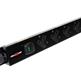 6 Way Vert Slimline PDU c/w C14 Plug