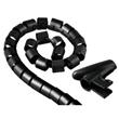 25mm Diameter Black Cable Cover Tubing - per metre