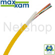 12 Core Yellow OS2 Singlemode Tight Buffered LSZH  Fibre Cable - Cut to Length- MAXXAM