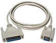 Parallel 25 pin Null Modem Cable 3m