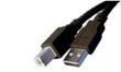 USB2 A Plug to B Plug 1.8m Black