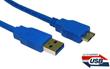 USB 3.0 A Male - Micro B Cable 2m Blue