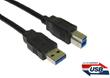 USB 3.0 Male-Male A-B Cable 1m Blue