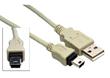 USB2 A to MiniB Cable 2m Beige