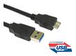 USB 3.0 A Male - Micro B Cable 2m Black