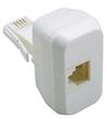 RJ11 Female to UK BT Male Adapter