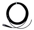 RG179 LSZH BNC to Free end Cable 1m Black