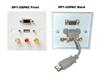 Single Gang Faceplate USB 2.0/SVGA/RCA