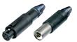 NC3FM-C Neutrik ConvertCon Unisex XLR 3 Pin Male/Female Metal/Black Body NC3FM-C