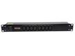 8 Way 1U HorizontalC13 IEC PDU c/w 3mt 32A Commando