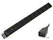 8 Way Vertical C19 IEC PDU c/w LSZH 3mt IEC C20