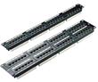 16 Port Cat5e UTP Excel Black Patch Panel 1U