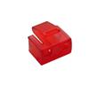 Red RJ45 Outlet Lock Bag of 25 1 key