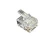 RJ11 Crimp Plug 6P 4C Stranded 24-26 AWG