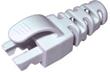 RJ45 Snagless Strain Relief Flush Boot Grey