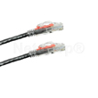 Secure-it Cat5e UTP Locking RJ45 Patch Lead Black 1m