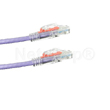 Secure-it Cat5e UTP Locking RJ45 Patch Lead Violet 1m