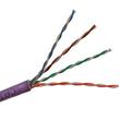 Violet Cat5e UTP LSZH Solid Cable 100m Reel