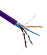 VIOLET Cat5e FTP Shielded LSZH Solid Cable 100m Reel