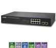 8-Port 10/100/1000Mbps Web Smart PoE Switch with 2 Shared SFP Ports