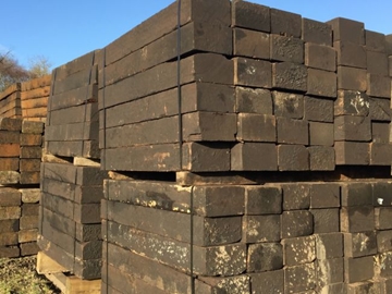 Used mini Azobe Grade 1 Dutch mine railway sleepers 