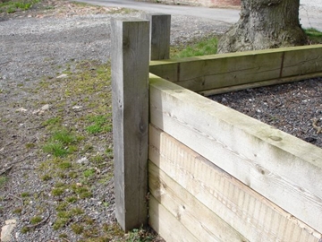 Oak Fence and Gate Posts